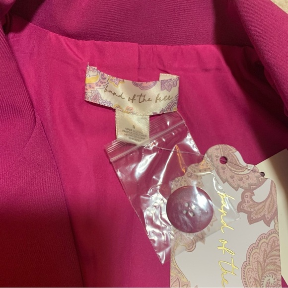 NWT Band of the Free Pink Blazer Women Oversized Small - Picture 6 of 7